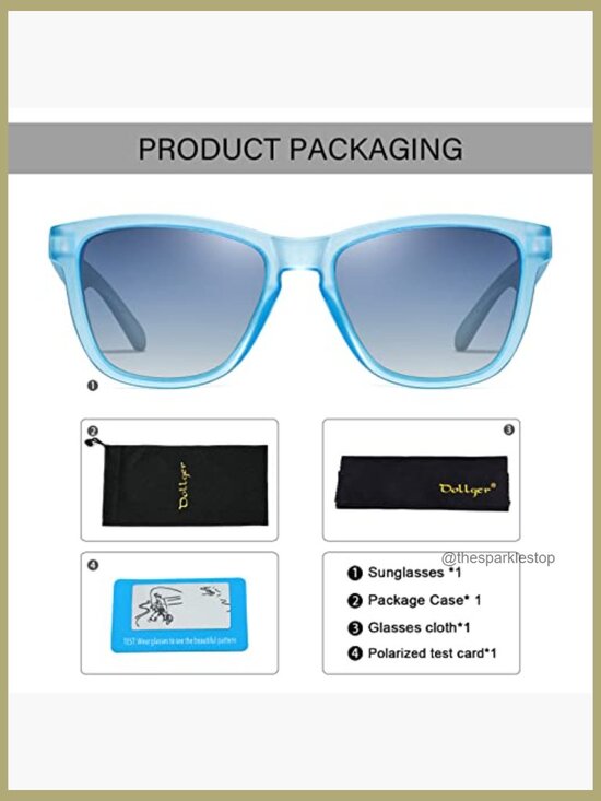Polarized Sunglasses with UV400 Protection, Retro Classic Design main image 5